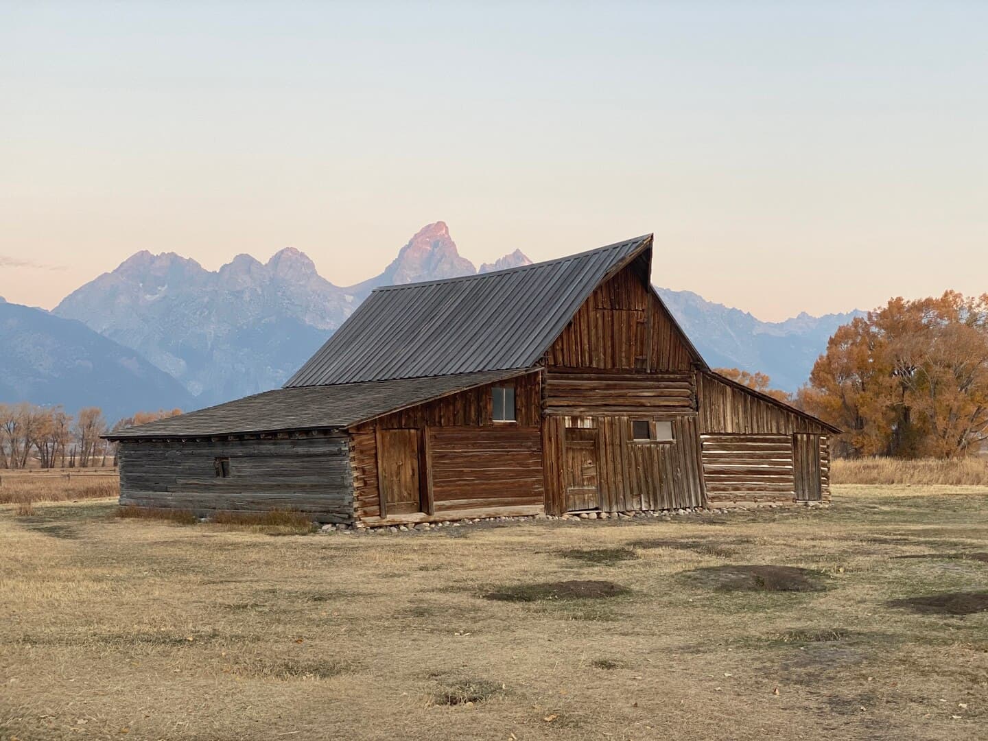 An early morning in Jackson, Wyoming